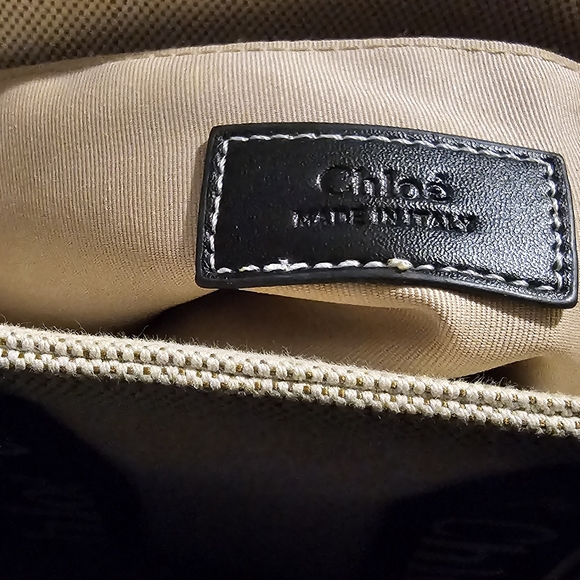 Beige and Black Women's Tote Bag - Picture 4 of 9